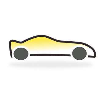 Abstract Racing Car Icon PNG with transparent background