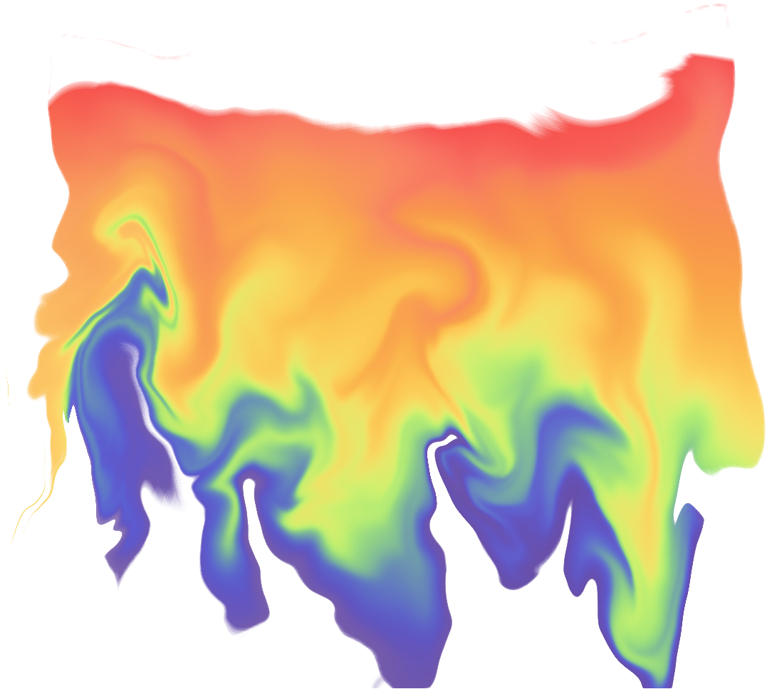 Abstract Rainbow Smoke Art