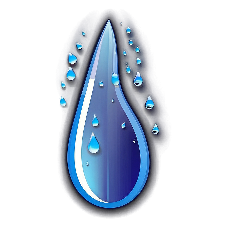 Abstract Raindrop Art Png 06202024