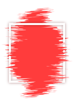 Abstract Red Blur Artwork PNG with transparent background