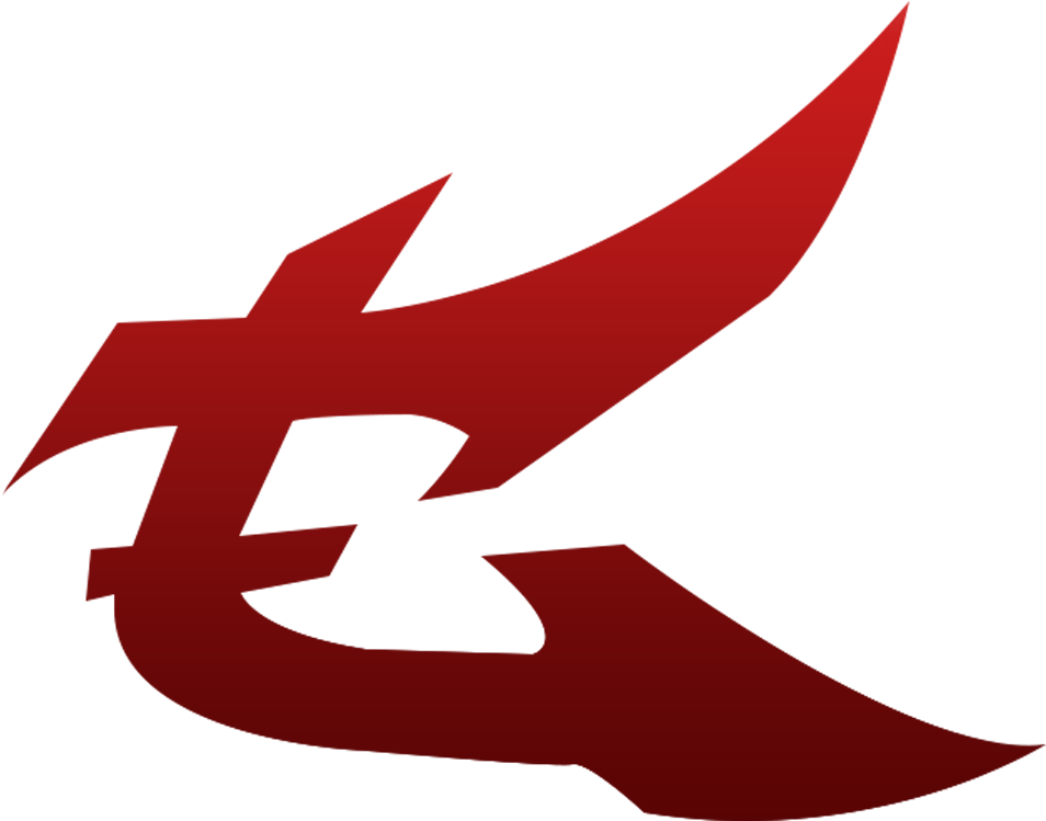 Abstract Red Eagle Logo