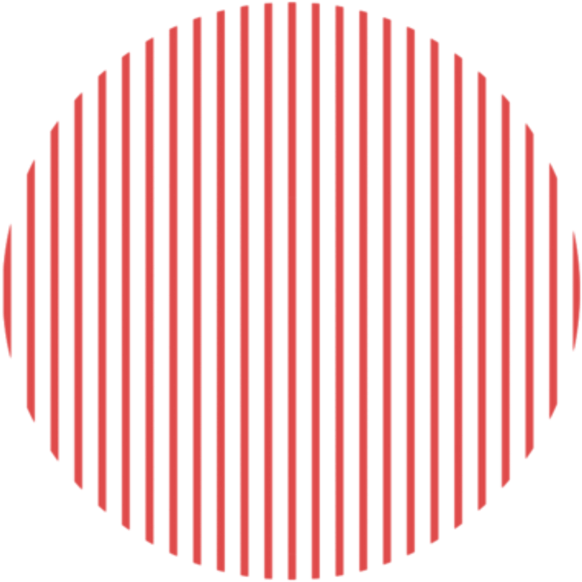 Abstract Red Lines Circle Pattern