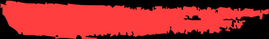 Abstract Red Paint Stroke PNG image with a transparent background, free high-resolution download