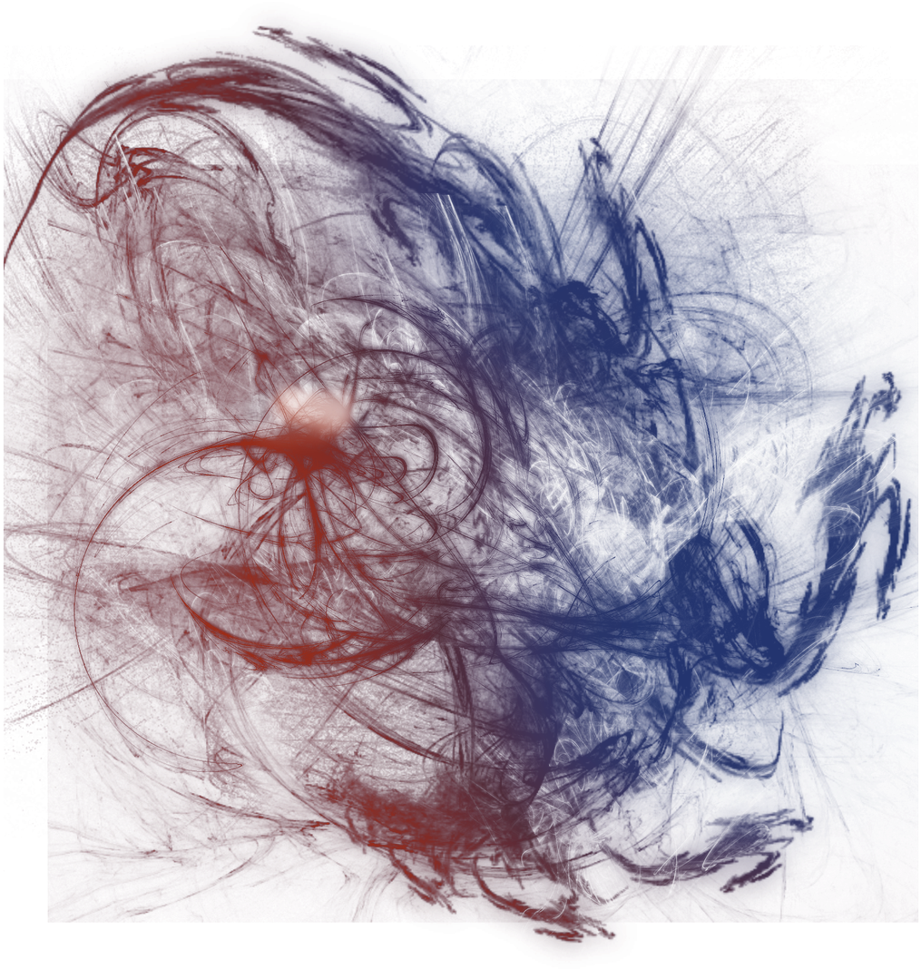 Abstract Red Smokeon Blue Background PNG with transparent background