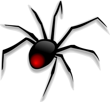 Abstract Red Spot Black Background