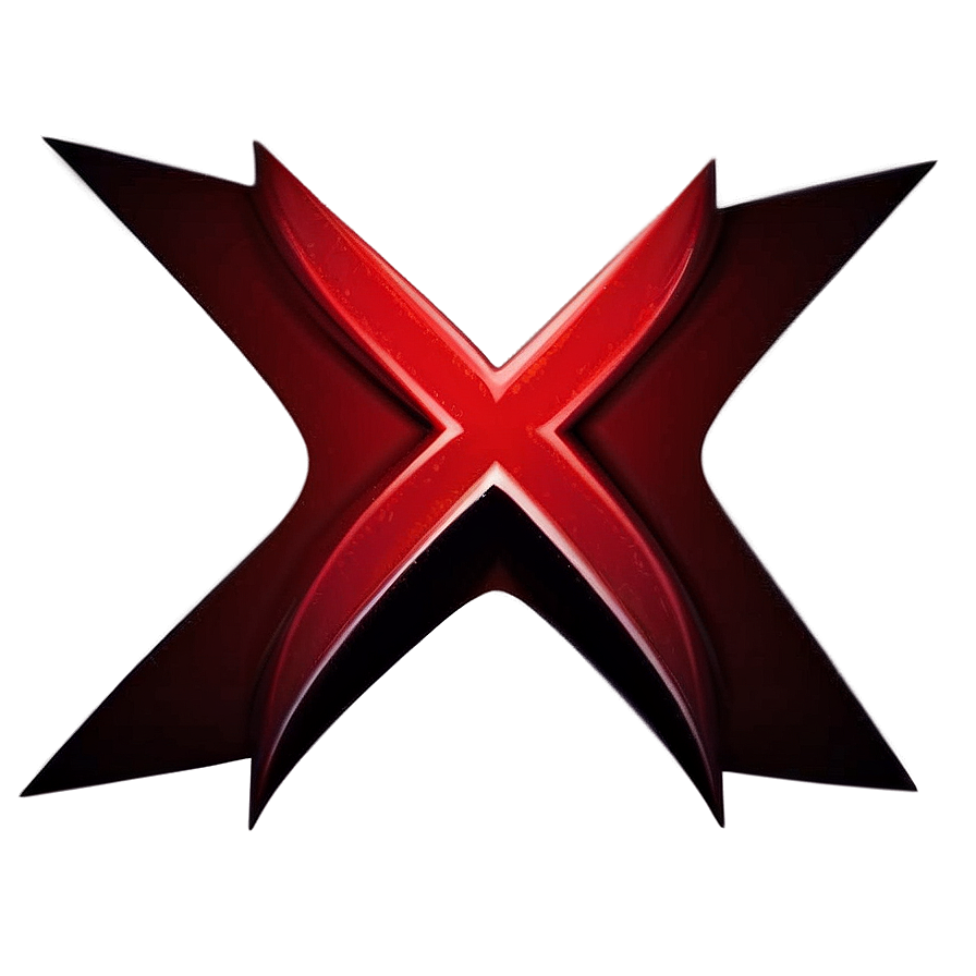 Abstract Red X Logo Png Uiq7