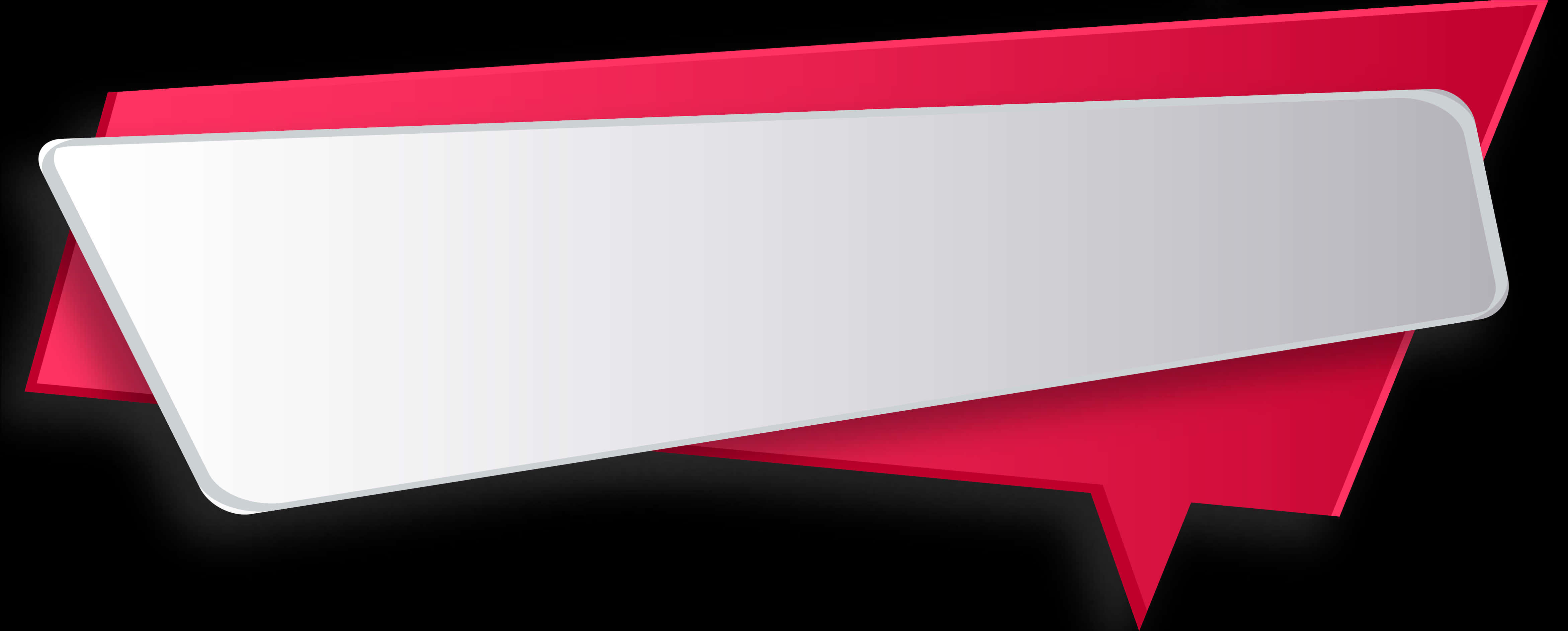 Abstract Redand White Banner Design