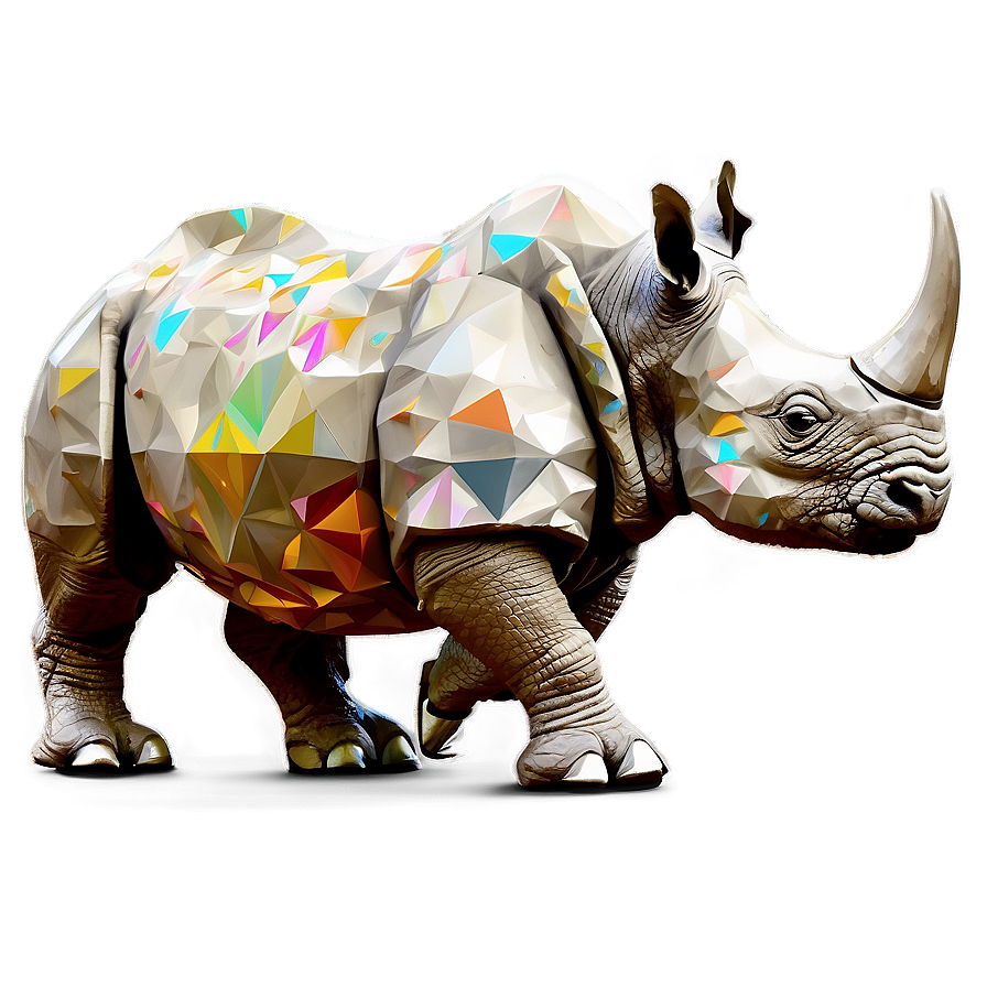 Abstract Rhino Design Png Ppm48