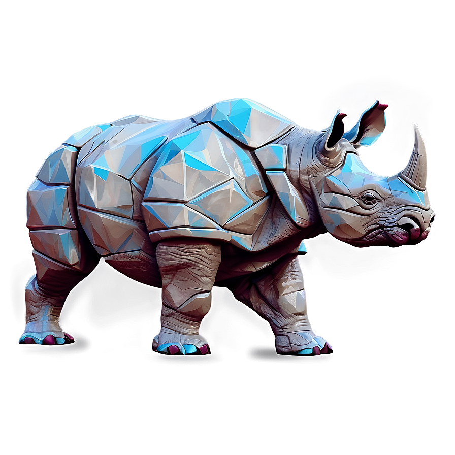 Abstract Rhino Design Png Vhg