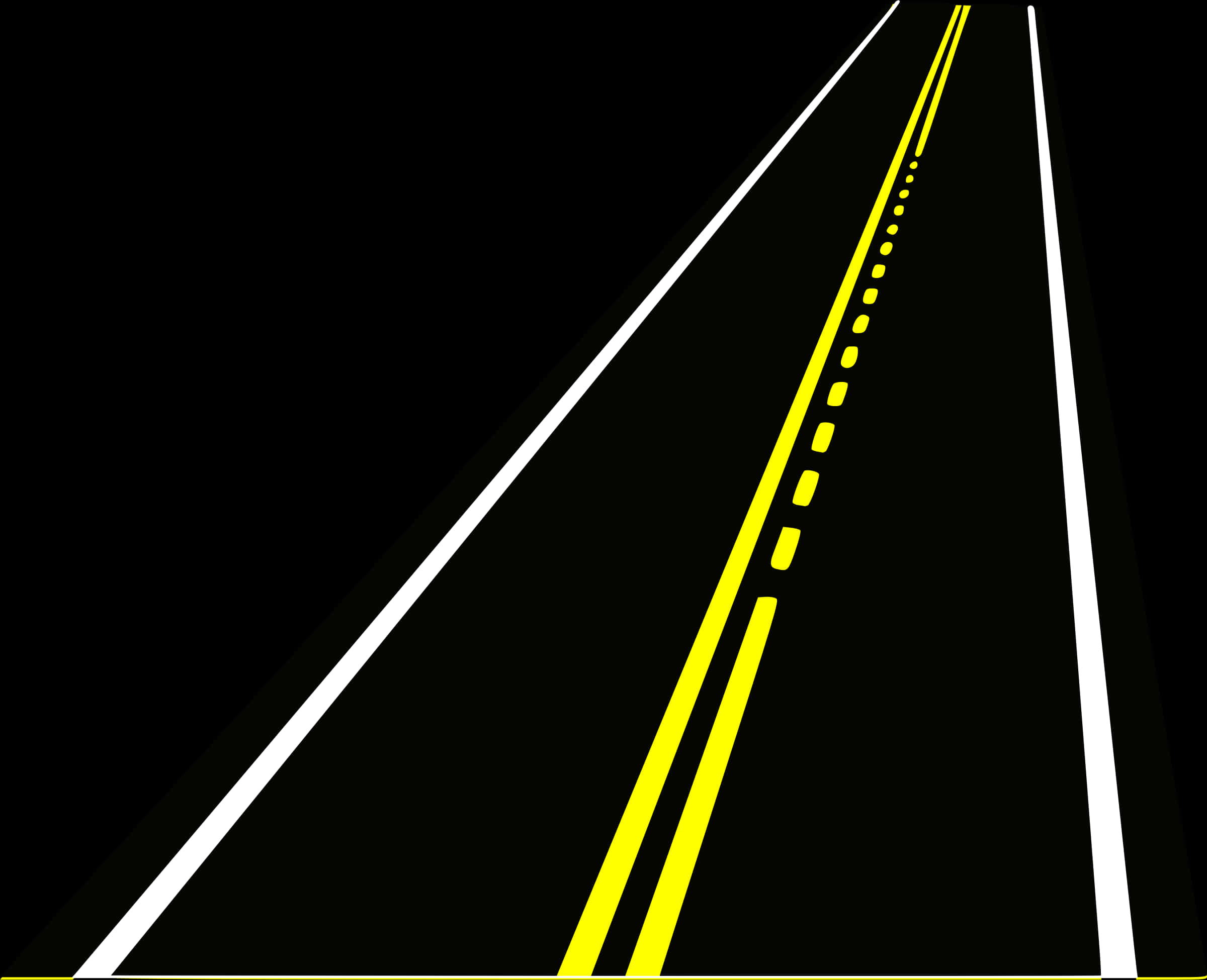 Abstract Roadway Lines PNG with transparent background