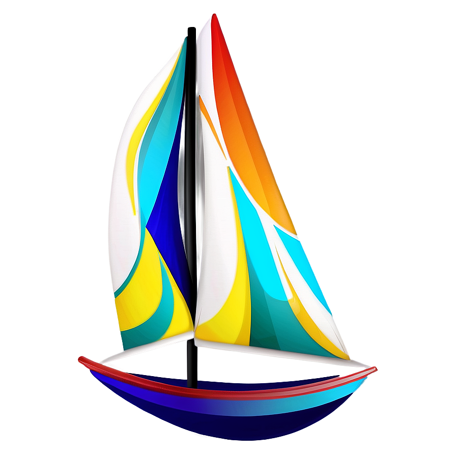 Abstract Sailboat Art Png 55