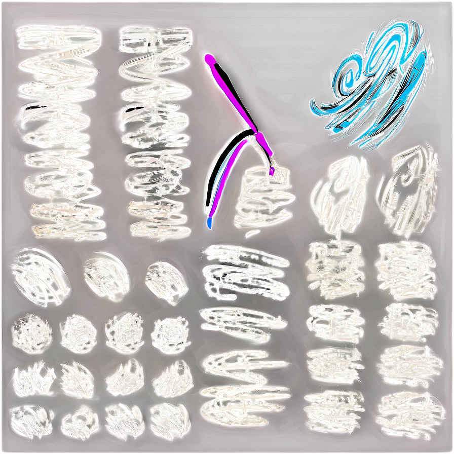 Abstract Scribble Brushes Png 69