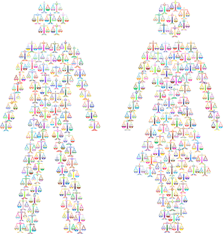 Abstract Silhouettes Composedof Triangles PNG with transparent background