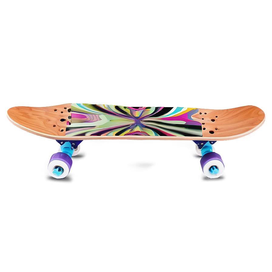 Abstract Skateboard Deck Pattern Png 62