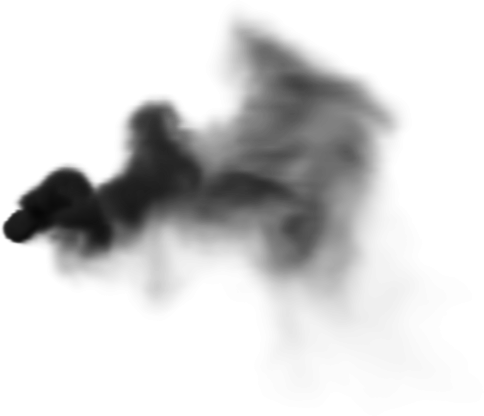 Abstract Smoke Plume Graphic