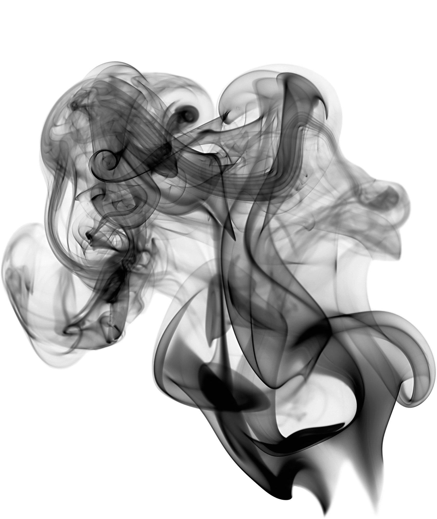 Abstract Smoke Swirls PNG image with a transparent background, free high-resolution download