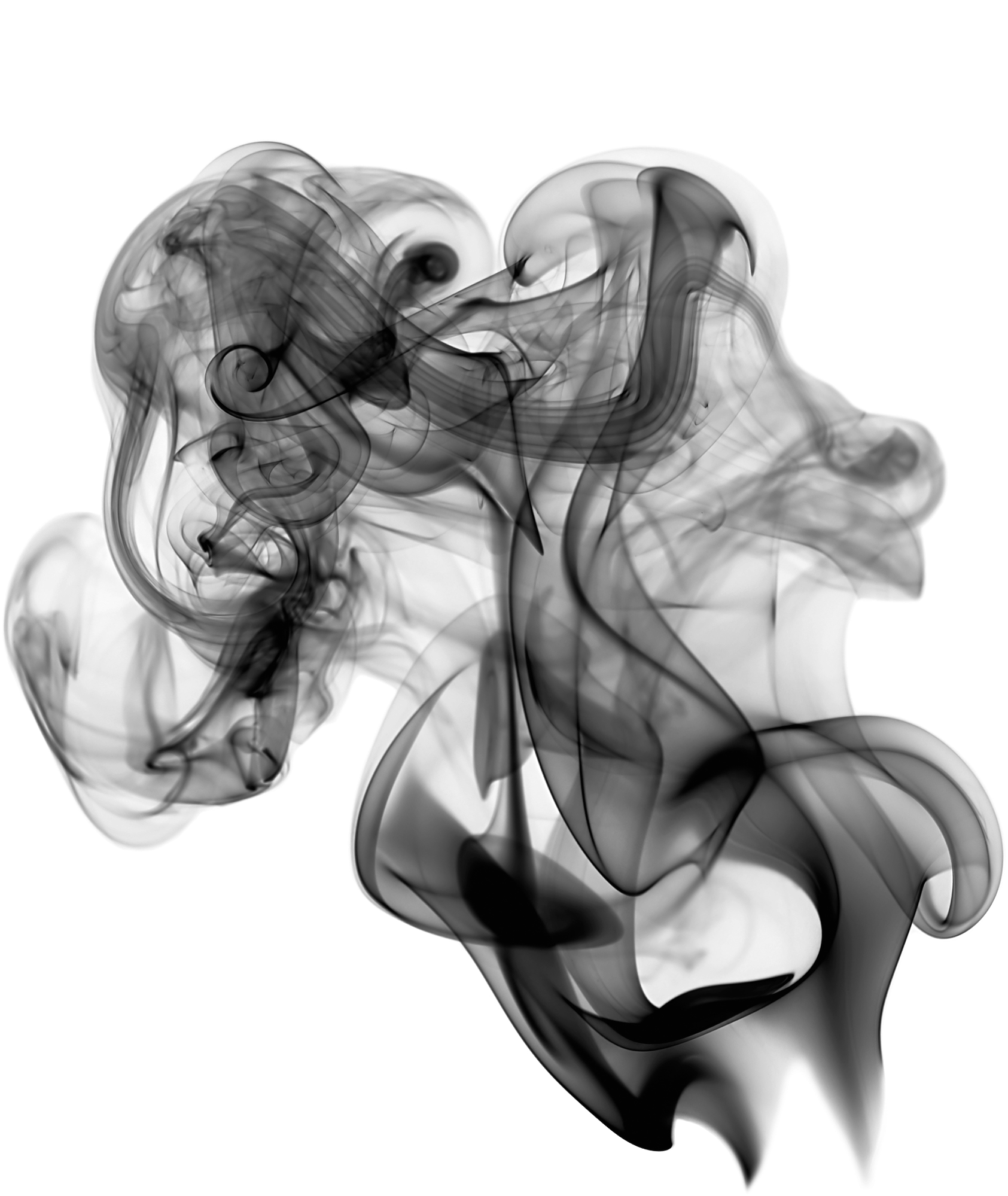Abstract Smoke Swirls PNG image with a transparent background, free high-resolution download
