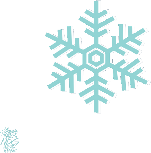 Abstract Snowflake Design Background