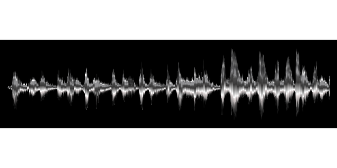 Abstract Soundwave Visualization PNG with transparent background