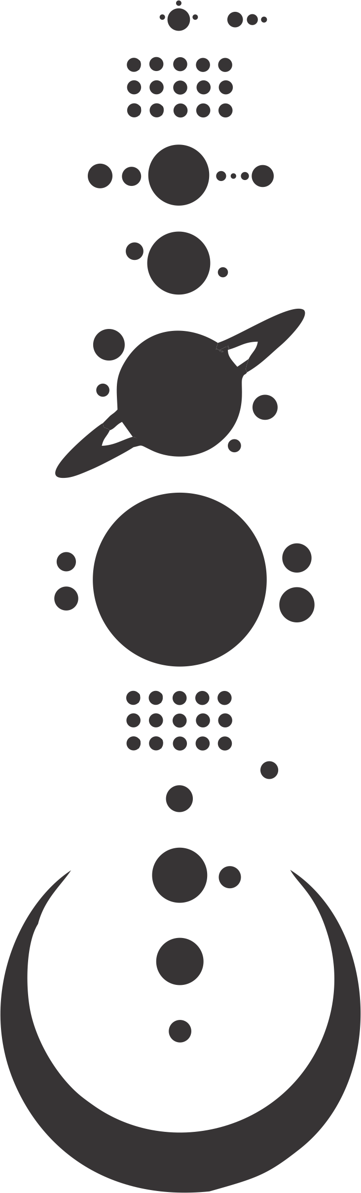 Transparent Eye Tattoo Png - Tattoo Designs Solar System, Png Download PNG with transparent background