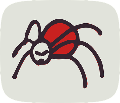 Abstract Spider Icon PNG with transparent background