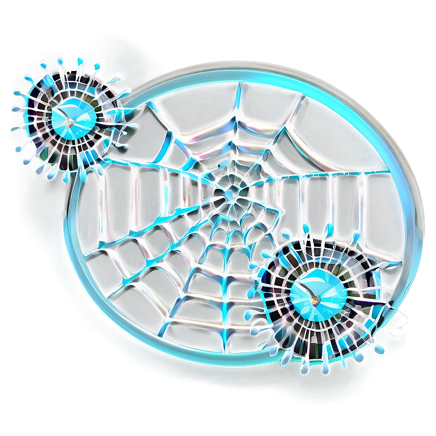 Abstract Spider Web Eye Design