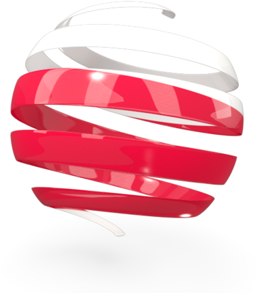 Abstract Spiral Sculpture3 D Render PNG with transparent background