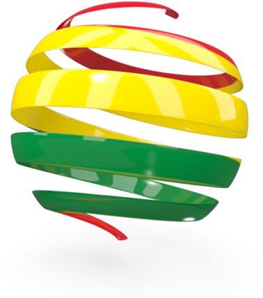 Abstract Spiral Sculpture3 D Rendering PNG with transparent background