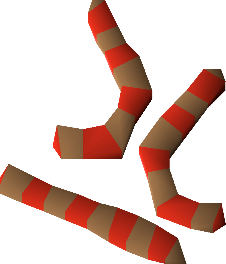 Abstract Striped Worms3 D Rendering