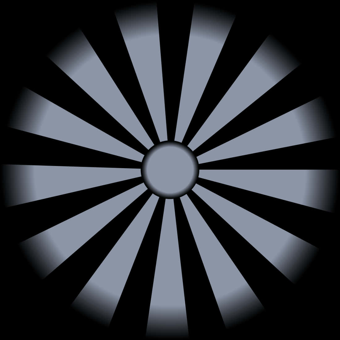 Abstract Sunburst Design PNG with transparent background