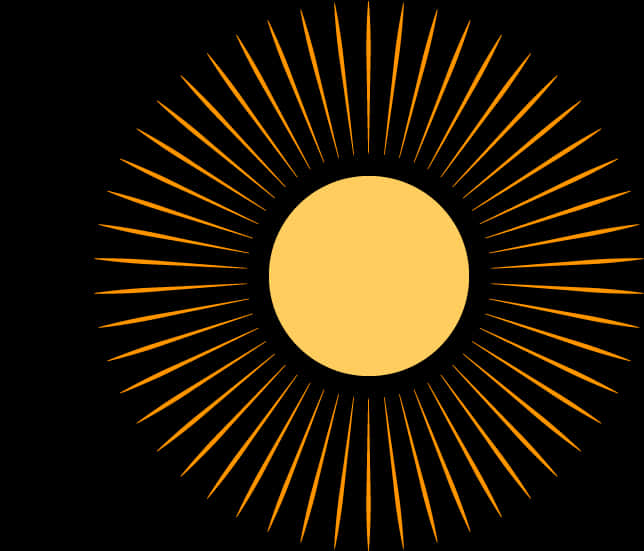 Abstract Sunburst Graphic