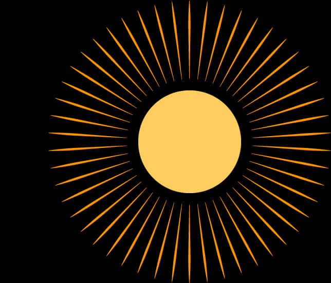 Abstract Sunburst Graphic PNG with transparent background