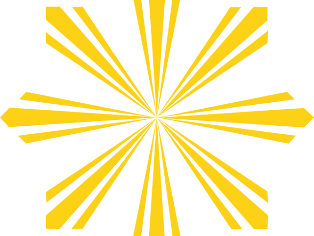Abstract Sunburst Pattern PNG with transparent background
