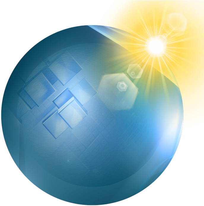 Boton, Futurista, Destello, Ligero, Azul, Esfera - Boton Futurista Png, Transparent Png PNG with transparent background