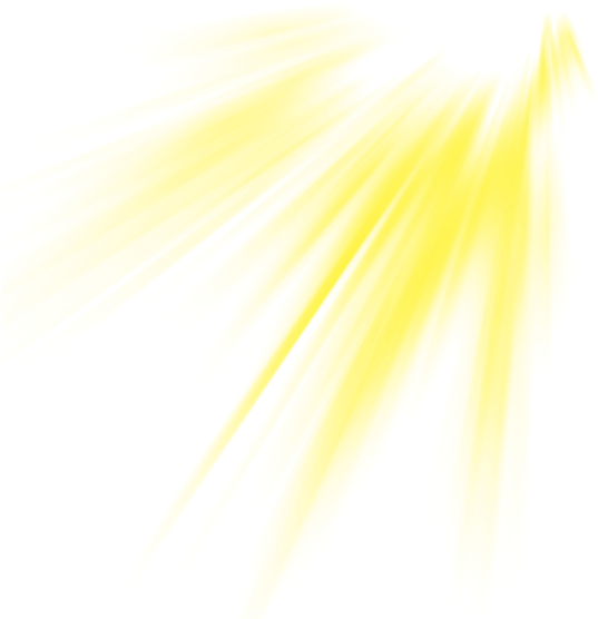 Abstract Sunburst Yellow Design PNG with transparent background