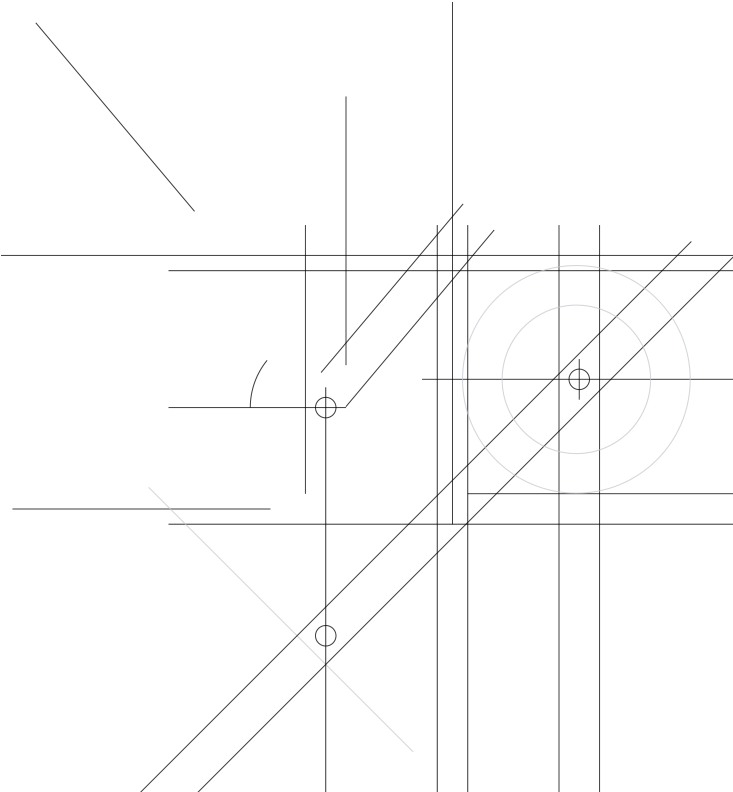 Abstract Technical Drawing