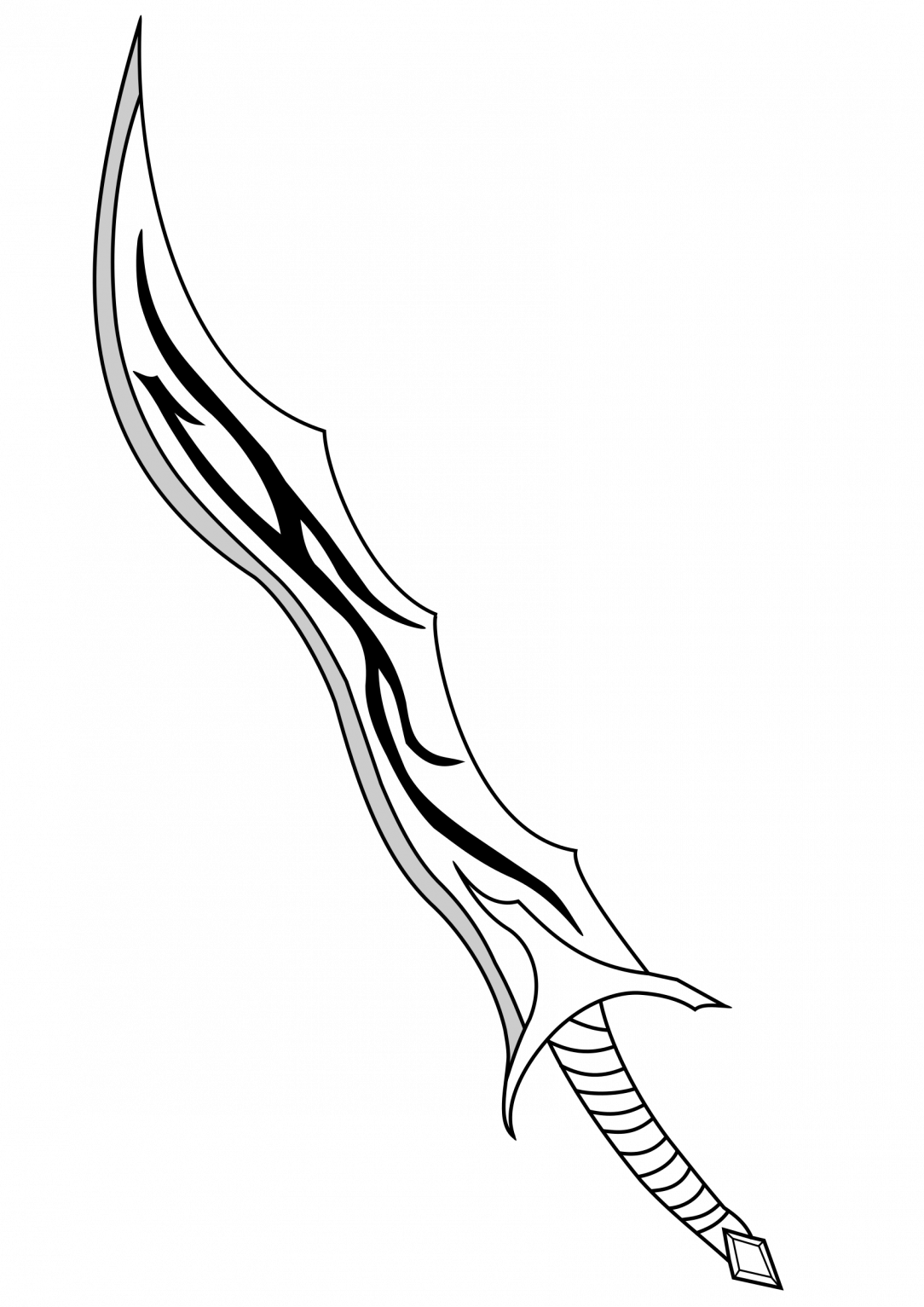 Cool Cute Pictures To Draw Pics Step By Tumblr Drawing - Drawing Of Sword, HD Png Download PNG with transparent background