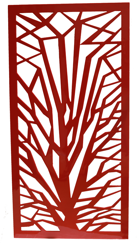 Red Outdoor Wall Art, HD Png Download PNG with transparent background
