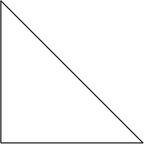 Right Triangle Png - Triangle 90 Degree PNG image with a transparent background, free high-resolution download