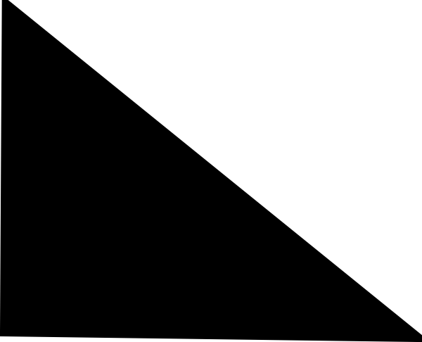 Triangle Rectangle Clip Art At Clker - Triangle Rectangle Noir PNG image with a transparent background, free high-resolution download