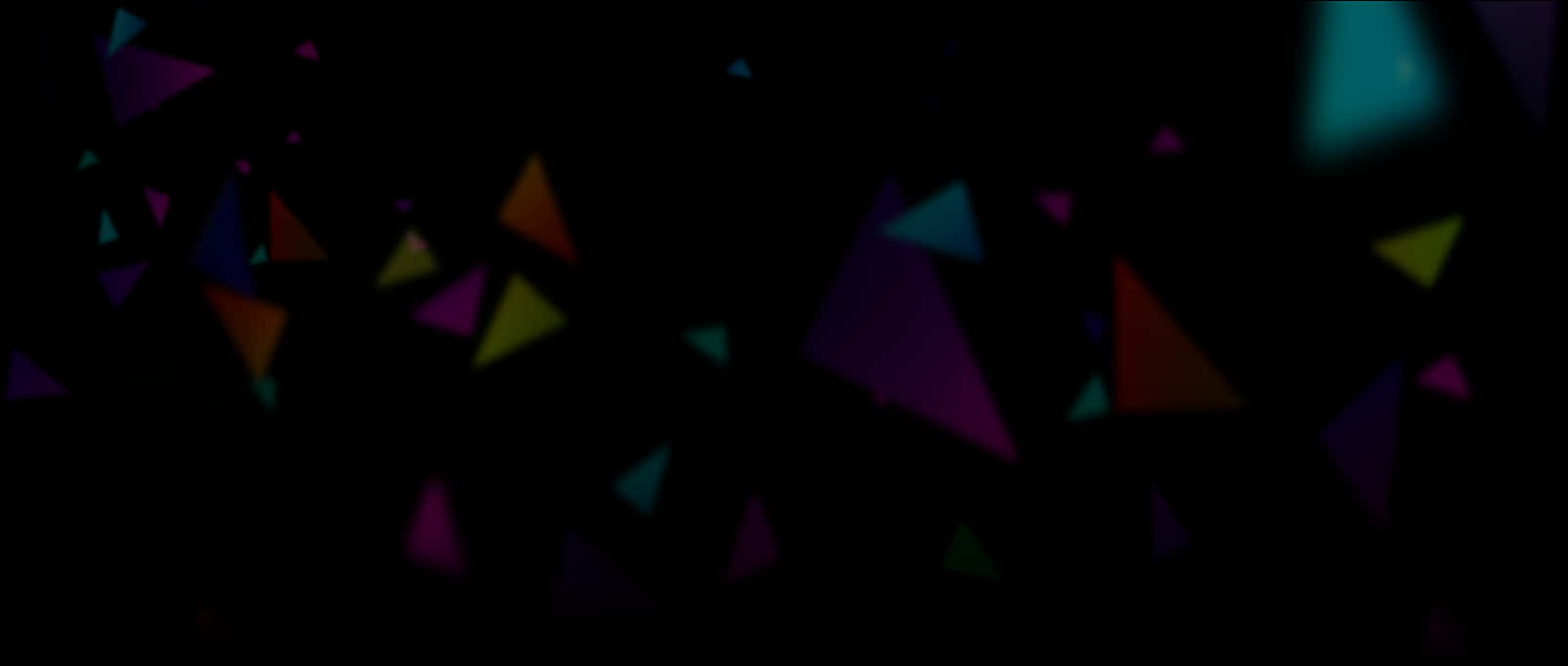 Abstract Triangular Light Bokeh