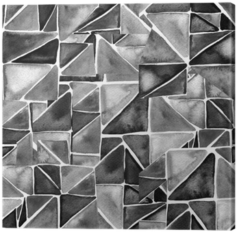 Watercolor Triangles Seamless Pattern - Triangle PNG image with a transparent background, free high-resolution download