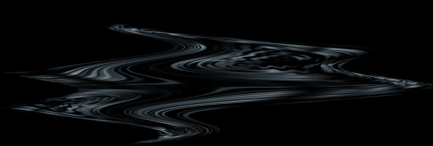 Abstract Water Ripples Black Background