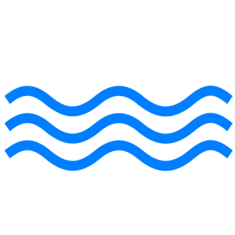 Abstract Water Waves Icon