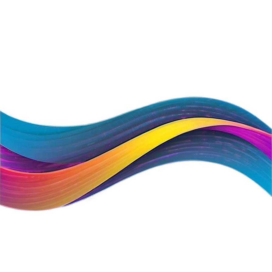 Abstract Wave And Curve Mix Png 06262024