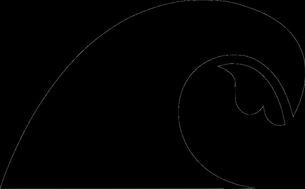 Abstract Wave Outline Graphic PNG image with a transparent background, free high-resolution download
