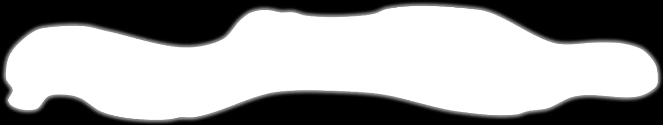Abstract White Shapeon Black Background PNG with transparent background