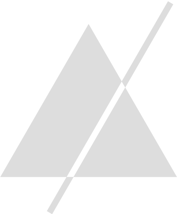 Abstract White Triangle Design