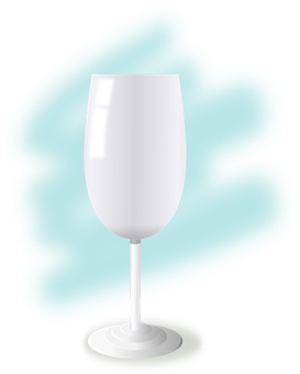 Abstract Wine Glass Illustration PNG with transparent background