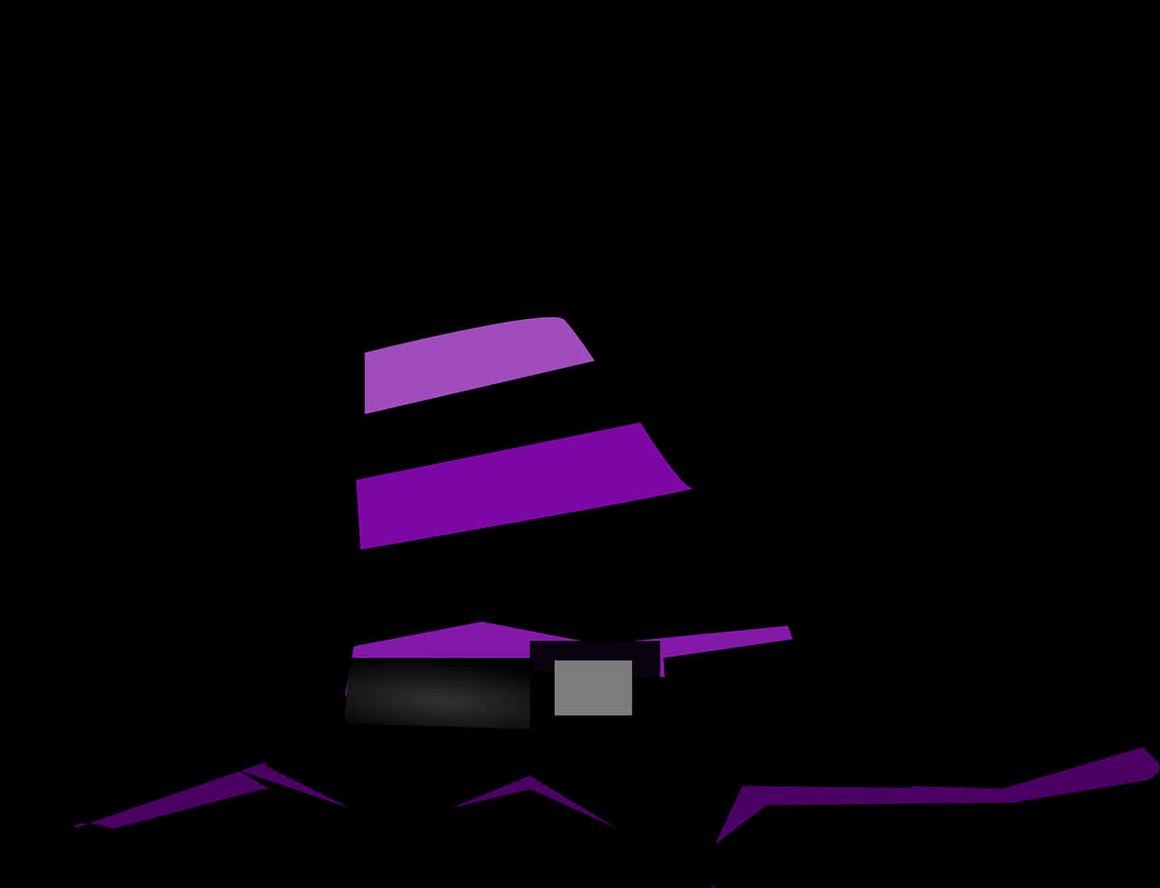 Abstract Witch Hat Design PNG image with a transparent background, free high-resolution download